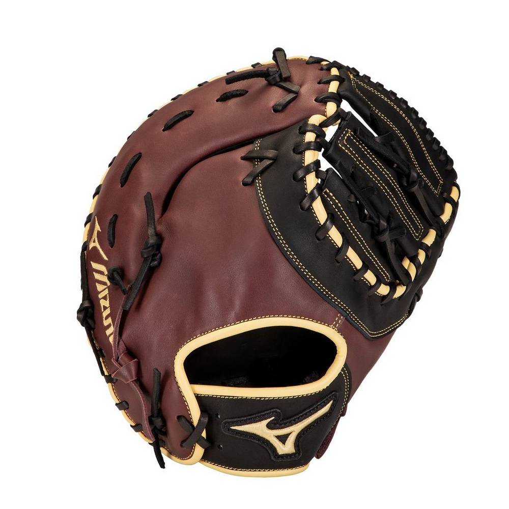 Mizuno MVP Prime First Base 12.5" - Bayan Catchers Mitt - Siyah Pembe Türkiye (HTDFZG-901)